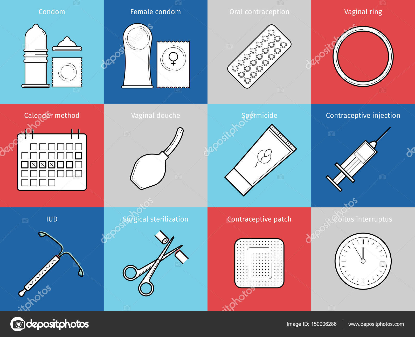 Planning Pregnancy And Birth Control Stock Vector Image By C Nastya Mal