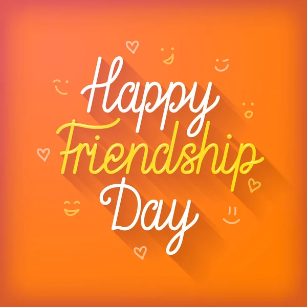 Happy friendship day poster