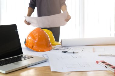 mimar mimari planı kavramı yumuşak odak çizim
