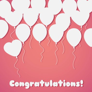 Balonlu Festival arka plan kutlama. İnvitat için ideal