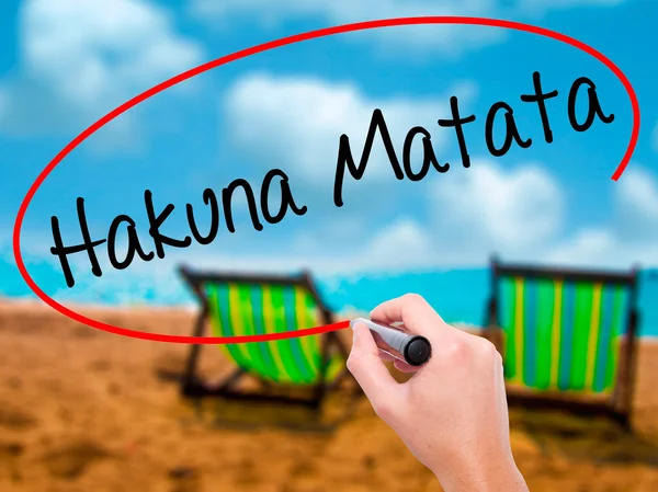 Adam el Hakuna Matata yazma (Swahili ifade; 