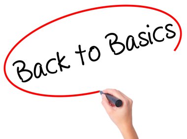 Kadın el geri Temelleri siyah için görsel sc marker ile yazma