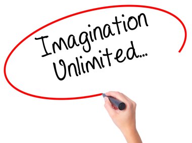 Kadın el hayal gücü sınırsız yazma