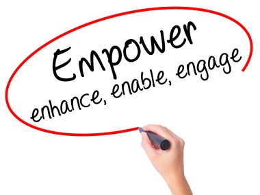 Empower geliştirmek, kadınların el yazma etkinleştirmek için siyah ma ile meşgul