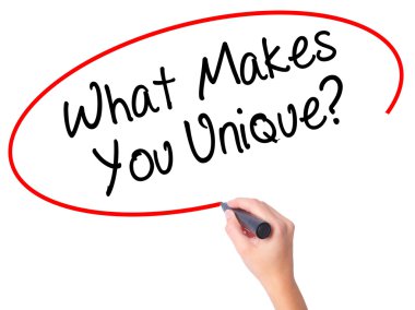 Kadın el yazma ne benzersiz yapar? v ile siyah kalemi