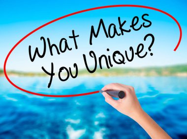 Kadın el yazma ne benzersiz kılan? bir marker ile tra üzerinde