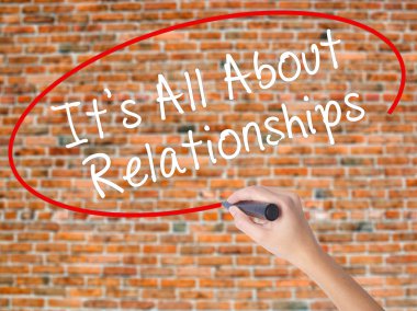 Kadın el yazma onun tüm hakkında ile ilişkileri siyah marke