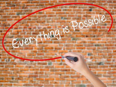 Kadın el yazma her şeyi v siyah kalemi ile mümkündür