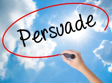 Kadın el yazma ikna görsel ekranda siyah kalemi ile