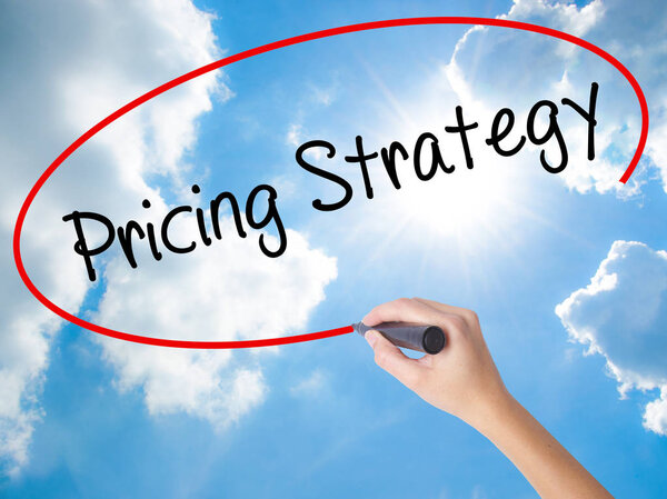 Стратегия ценообразования с черным маркером на картинке
 