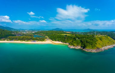 Koh Yao Noi, Phuket, Thailand Panoramic View aerial drone uav tr