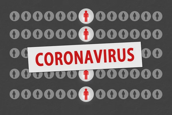 Коронавірус Китаї Роман Coronavirus 2019 Ncov Люди Концепція Коронавірусу Карантин — стокове фото