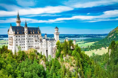 Neuschwanstein Şatosu, Bavyera, Almanya