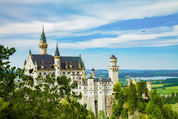 Замок Нойшванштайн, Бавария, Германия — стоковое фото