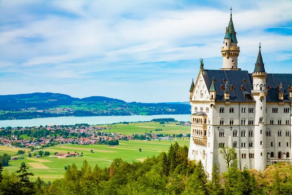 Castillo de Neuschwanstein, Baviera, Alemania — Foto de Stock