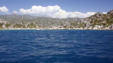 Teknede seyahat. Demre, Antalya, Türkiye