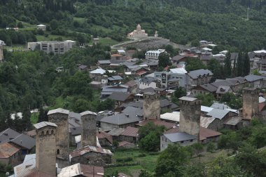 Kuğu kulesi. Konut bina savunma wgrach Kafkaslar.