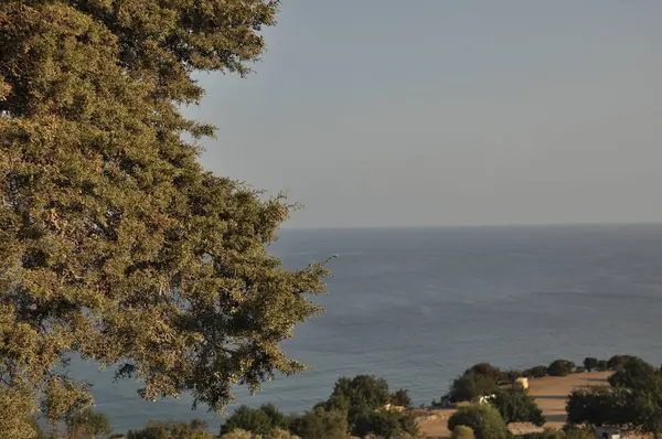 Akamas National Park Cyprus View Mountains Blue Lagoon Crystal Clear — Stock Photo, Image