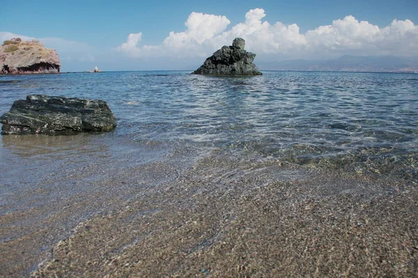 Национальный Парк Акамас Кипре Вид Гор Голубую Лагуну Кристально Чистую — стоковое фото
