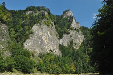 Pieniny Ulusal Parkı 'ndaki Dunajec Nehri' nde rafting yaparken ahşap katlanır mekiklerin üzerinde iple bağlanmıştı. Rafterler akıntıya karşı kürek çekiyor, dibi kayalık ve akıntısı güçlü..