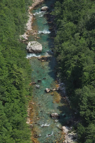 Bron Tarafloden Montenegro Och Bron Som Förbinder Två Kanjongerna Stenig — Stockfoto