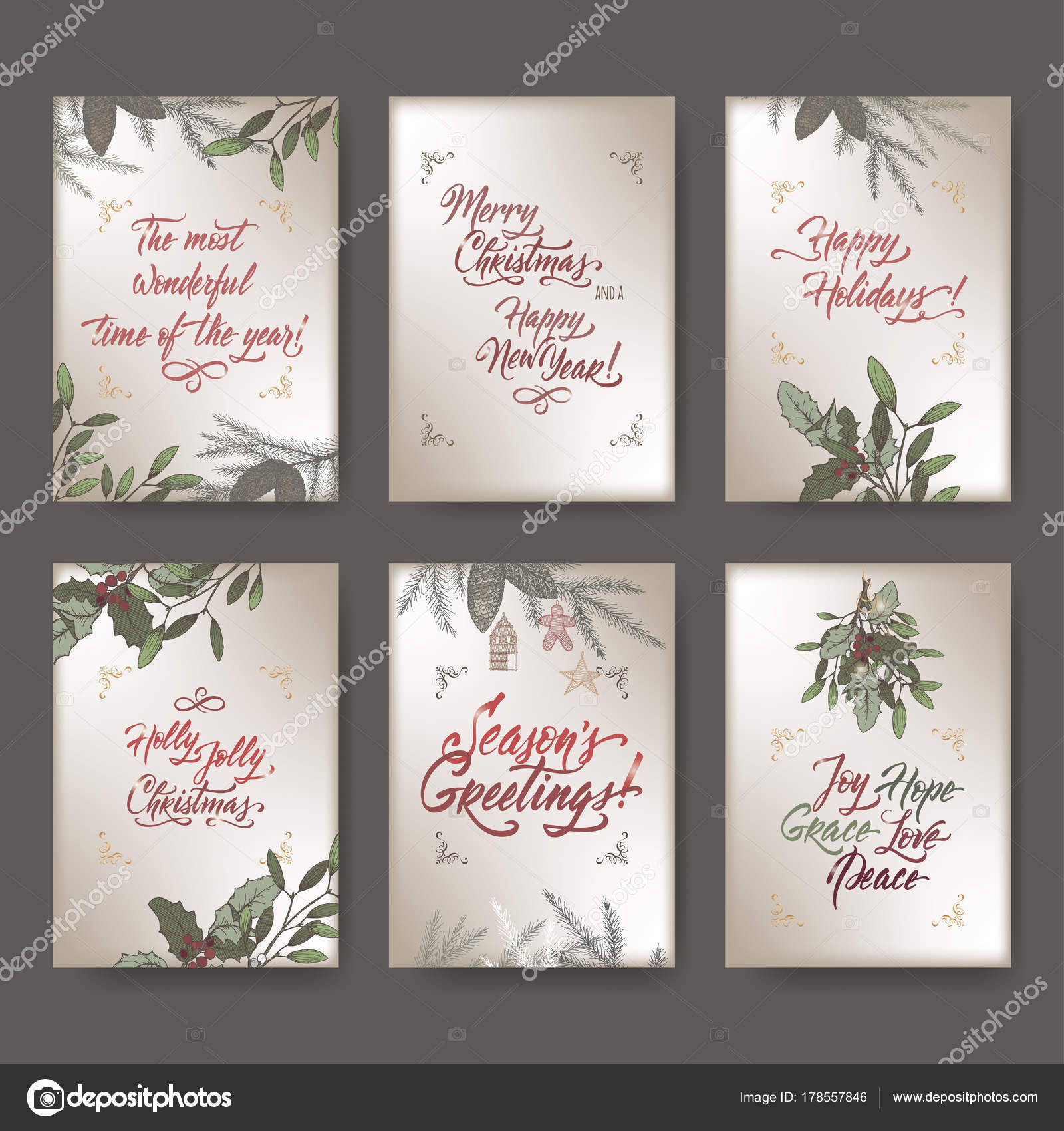 formato de tarjetas de felicitaciones juego de 6 a4 formato