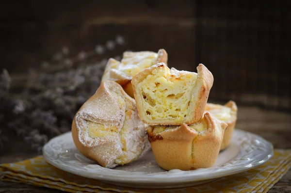 Торти Кремового Сиру Італійський Торт Soffioni — стокове фото