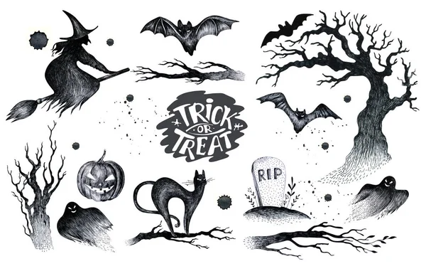 Halloween set of  icons