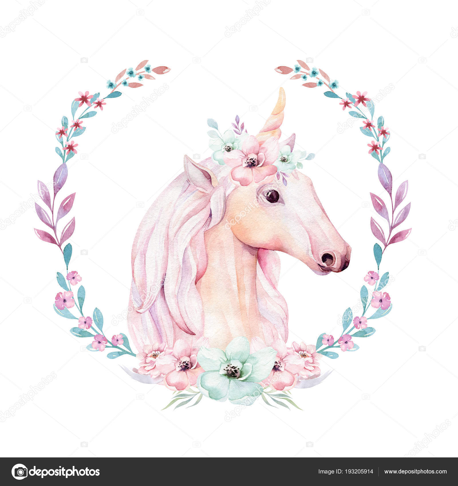 cute horse png Peony wreath clipart floral bouquet png Watercolor floral unicorn clipart unicorn poster unicorn with flowers png