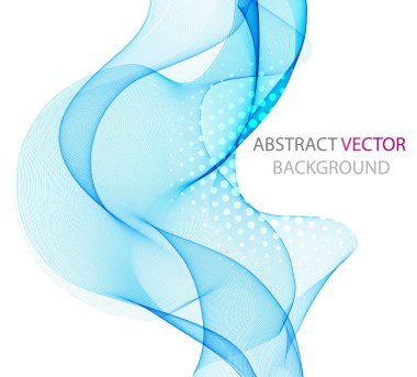 Dalga ile renkli arka plan, vektör