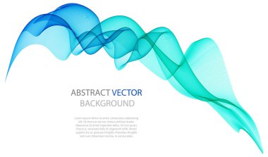 Dalga ile renkli arka plan, vektör