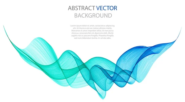 Fondo colorido abstracto con onda, vector Ilustraciones de stock libres de derechos