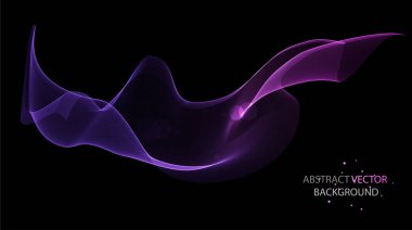 Dalga ile renkli arka plan, vektör