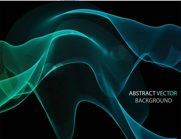 Dalga ile renkli arka plan, vektör