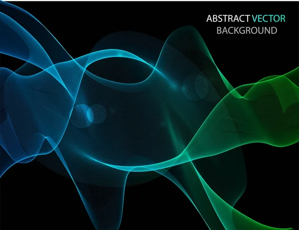 Dalga ile renkli arka plan, vektör