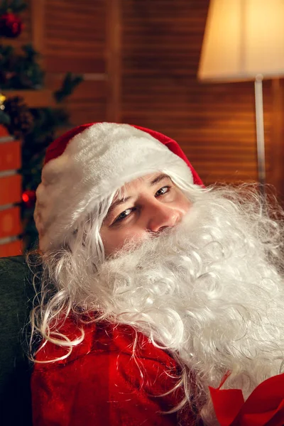 Authentieke santa claus. — Stockfoto