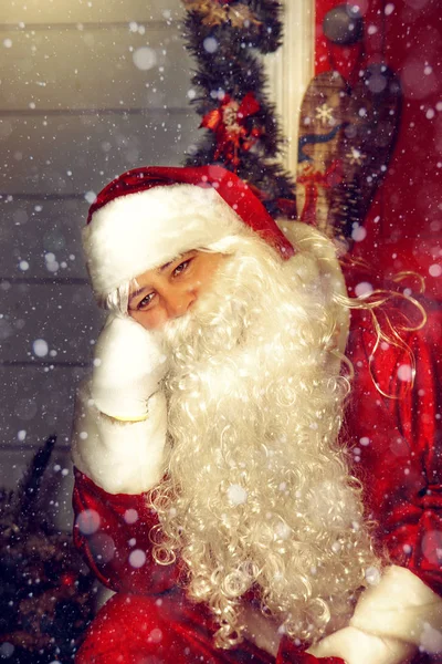 Portrait of Santa Claus. — Stock Photo, Image