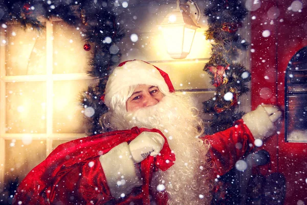 Authentic Santa Claus. — Stock Photo, Image