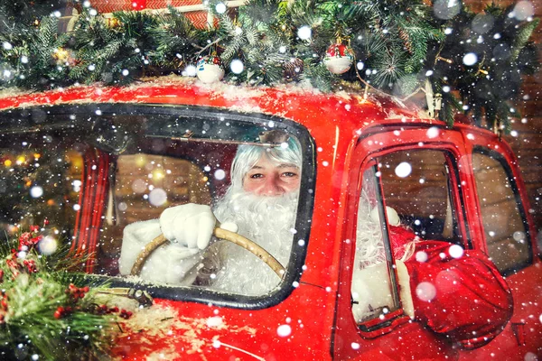 Äkta jultomten. — Stockfoto