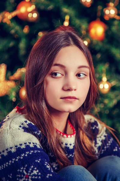 Retrato de uma menina bonita. — Fotografia de Stock