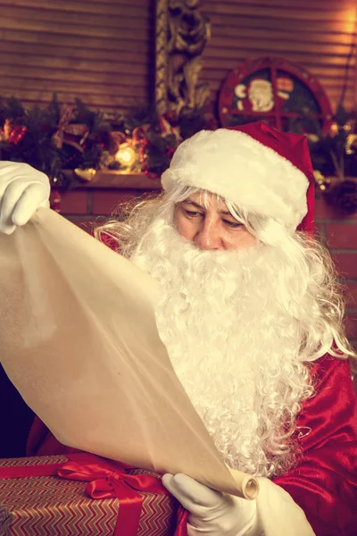 Authentic Santa Claus. — Stock Photo, Image