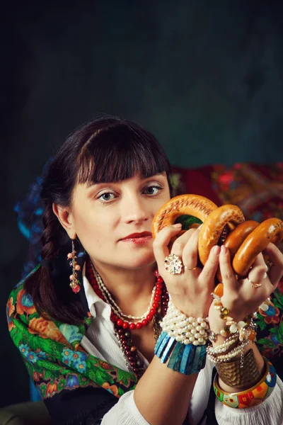 Portrait of a beautiful woman. — Stock Photo, Image