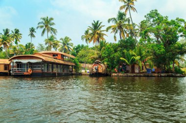 Alleppey Kanallar teknesinde.