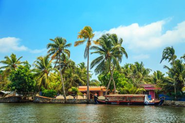 Alleppey Kanallar teknesinde.