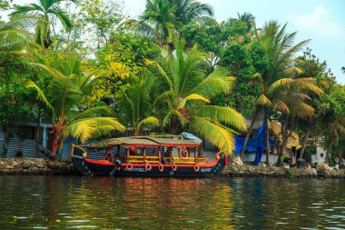Alleppey Kanallar teknesinde.