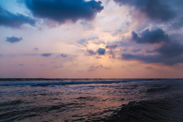 Sunset over the waters of the Indian Ocean.