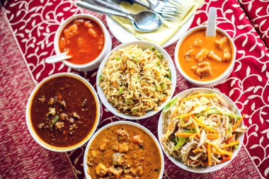 Hint Ulusal Gıda. Üstten Görünüm.