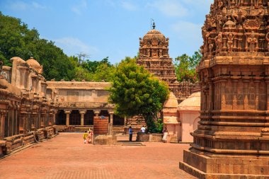 Brihadeeswara Tapınağı Thanjavur, Tamil Nadu, Hindistan - 23.03.201