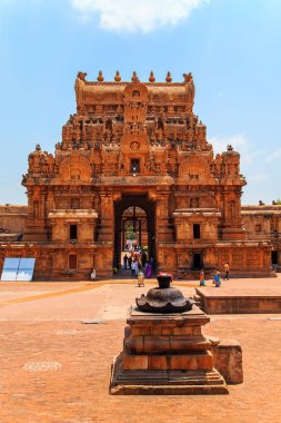 Brihadeeswara Tapınağı Thanjavur, Tamil Nadu, Hindistan - 23.03.201
