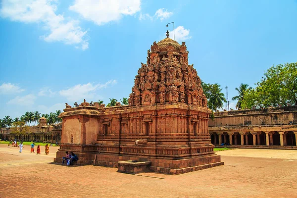 Brihadeeswara Tapınağı Thanjavur, Tamil Nadu, Hindistan. — Stok fotoğraf